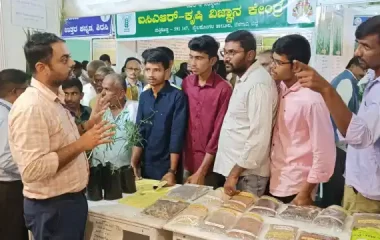 Exhibition at Fodder Mela, KVK-BRD