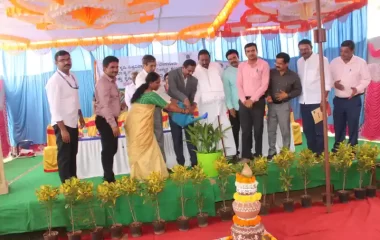 Hon'ble VC inaugurated the Kharif campaign prog., KVK, BRD