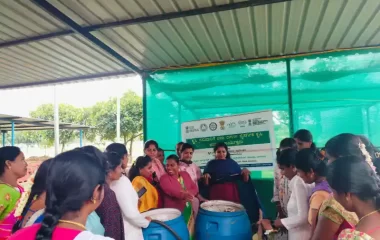 Skill Trg. prog. on Natural farming to Krishi Sakhis, KVK-BRD