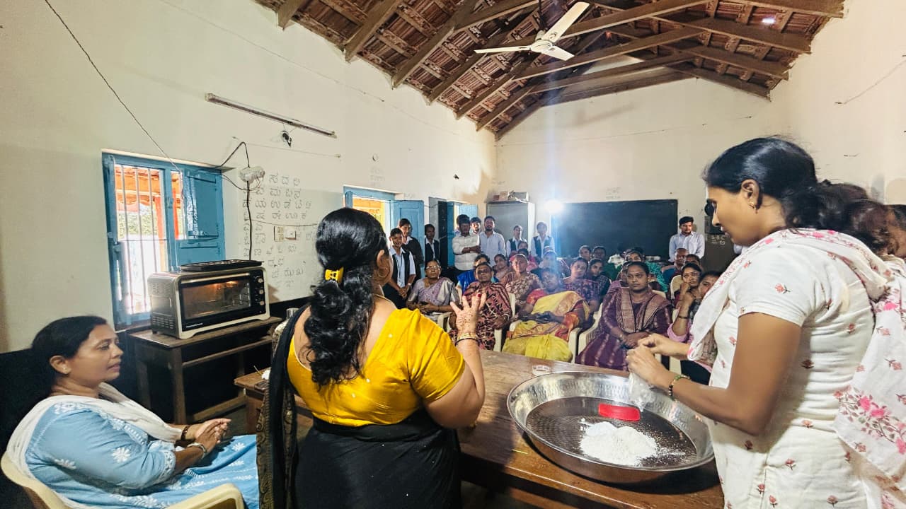 Bakery Training At Puttaiahana Agrahara