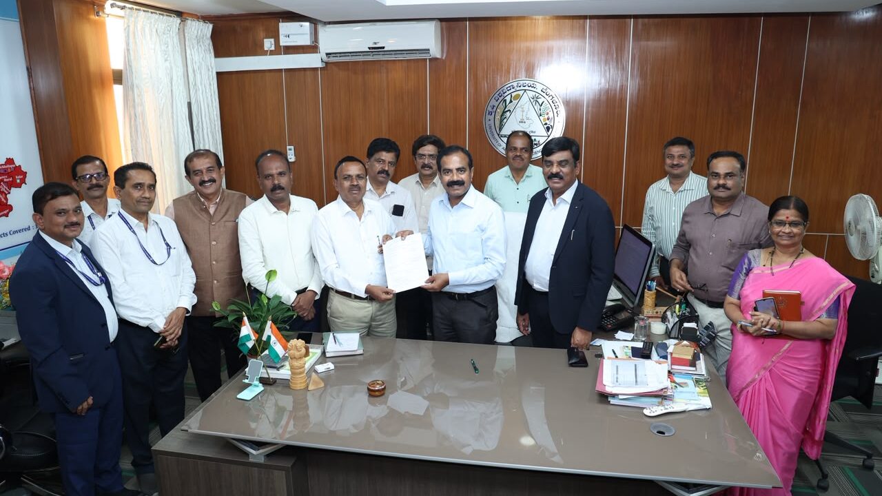 VC taking Charge with Officers VC taking Charge with Officers